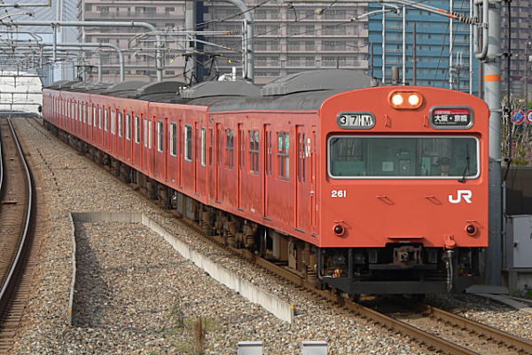 103系 大阪環状線 モリ25番編成 - Railway Enjoy Net -