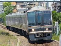 2019年5月撮影、八尾駅にて。