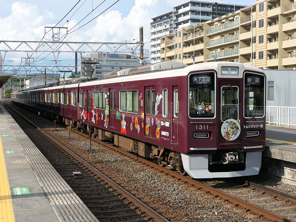 阪急トムとジェリーラッピング列車