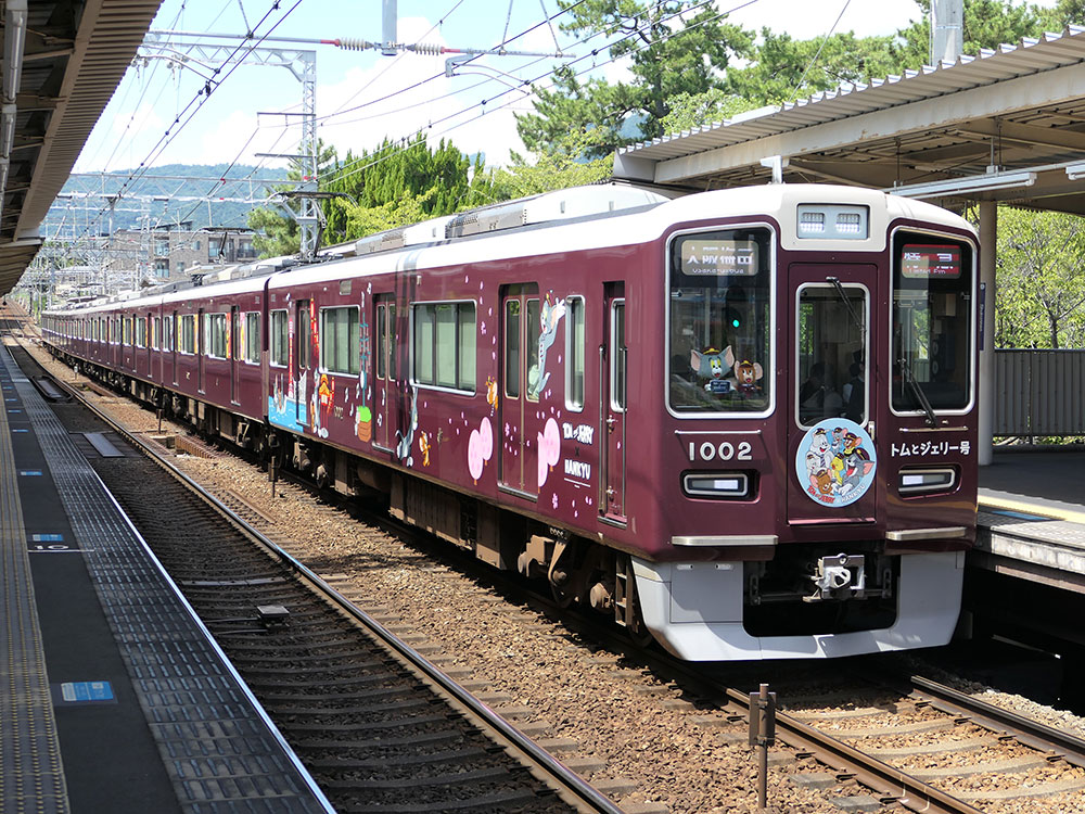 阪急トムとジェリーラッピング列車