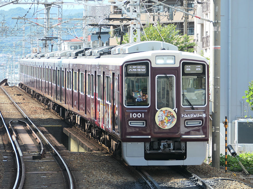 阪急トムとジェリーラッピング列車